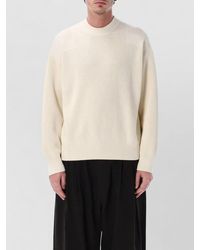 Studio Nicholson - Crew Neck Cotton Knit Layered Design - Lyst