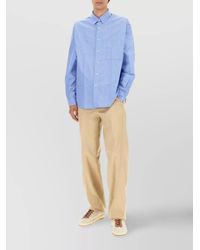 Lanvin - Oversized Cotton Shirt - Lyst