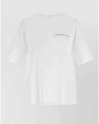 Peserico - Cotton T-Shirt - Lyst