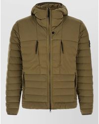 Stone Island - 4100106 Hooded Down Jacket Long Sleeves - Lyst