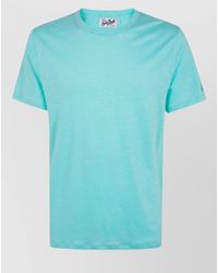 MC2 Saint Barth - Linen Crew Neck Short Sleeve Sweater - Lyst