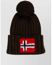 Napapijri - Ribbed Knit Beanie - Lyst