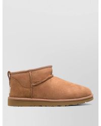 UGG - Suede Leather Classic Ultra Mini Boots - Lyst