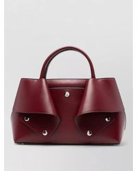 TOTEME - Calf Leather Tote Bag - Lyst