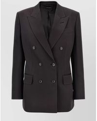 Tom Ford - Silk Double-Breasted Blazer - Lyst