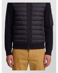 Moncler - Down Hooded Padded Zip-Up Cardigan - Lyst