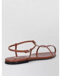 Jil Sander - Leather Heeled Sandals - Lyst