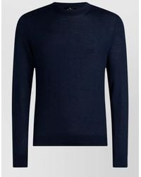 Etro - Wool Silk Regular-Fit Crew-Neck Sweater - Lyst