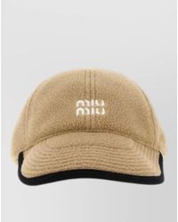 Miu Miu - Flannel Baseball Cap - Lyst