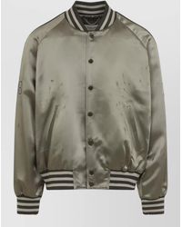 Golden Goose - Raglan Sleeve Bomber Jacket Ribbed Cuffs Hem - Lyst