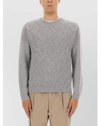 Herno - Textured Knit Cashmere Sweater - Lyst