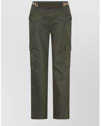 Burberry - Freja Cargo Trousers Belt Loop Design - Lyst