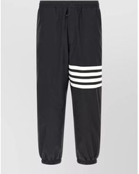 Thom Browne - Track Jogger Trousers Elastic Waist Cuffs - Lyst