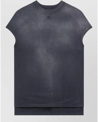 Courreges - Courregès Logo-Detail T-Shirt - Lyst