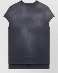 Courreges - Logo-Detail T-Shirt - Lyst