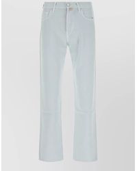 Jacob Cohen - Denim Trousers Belt Loops Five Pocket Style - Lyst