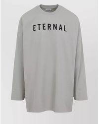 Fear Of God - Cotton Oversized Long-Sleeve Eternal Print T-Shirt - Lyst
