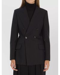 Gucci - Double-Breasted Wool Jacket - Lyst