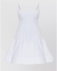 Jacquemus - Cotton Sleeveless Flared Mini Dress - Lyst