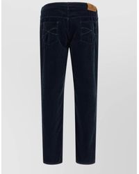 Brunello Cucinelli - Corduroy Straight Leg Five Pocket Pants - Lyst