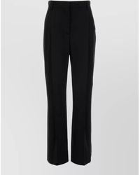 Stella McCartney - Satin Tailored Pants Back Pocket Belt Loops - Lyst