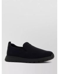 Prada - Jersey Slip On Sneakers Round Toe Sole - Lyst