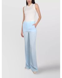 Max Mara - Sleeveless Ribbed Cotton Tank Top - Lyst