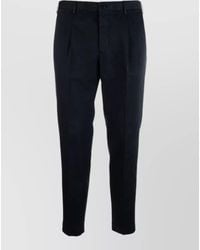 Incotex - Pleated Trousers Button Detail Belt Loops Pockets - Lyst