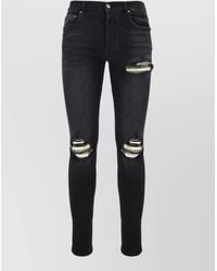 Amiri - Denim Jeans Belt Loops Distressed Five Pockets - Lyst