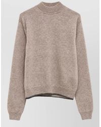 Jacquemus - Cashmere Relaxed-Fit Ribbed Crewneck Jumper - Lyst