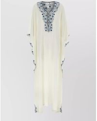 Ermanno Scervino - Flowing Silhouette Silk Kaftan - Lyst