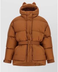 Ienki Ienki - Down Belted Hooded Puffer Coat - Lyst