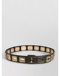 Dolce & Gabbana - Leather Cutout Buckle Belt - Lyst