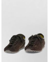 Jacquemus - Suede Low Top Sneakers Almond Toe - Lyst