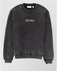 Off-White c/o Virgil Abloh - Sweatshirt Crew Neck Graphic Print Long Sleeves - Lyst