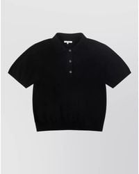 Entire studios - Polo Knit Short Sleeves Ribbed Hem - Lyst