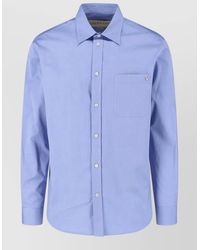 Valentino - Long Sleeve Shirt Button Down Collar - Lyst