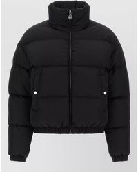 Ienki Ienki - Hooded Down Jacket High Collar Quilting - Lyst