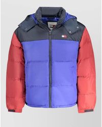 Tommy Hilfiger - Hooded Colorblock Puffer Jacket - Lyst