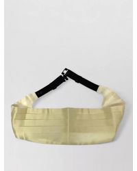 Dolce & Gabbana - Silk Waist Cummerbund Belt Pleated Design - Lyst