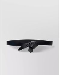 Isabel Marant - Adjustable Knot Detail Smooth Finish Belt - Lyst