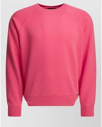 Tom Ford - Organic Cotton Sweatshirt Crew Neck Raglan - Lyst