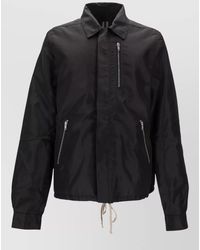 Rick Owens - Concealed Zipfront Lightweight Jacket - Lyst