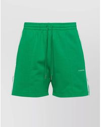 P.A.R.O.S.H. - Striped Cotton Blend Jersey Shorts - Lyst