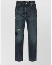 NAMACHEKO - Warkworth Straight Jeans Belt Loops Five Pockets - Lyst