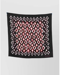 Lanvin - Silk Geometric-Print Square Scarf - Lyst