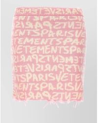 Vetements - Wool Fitted Skirt - Lyst