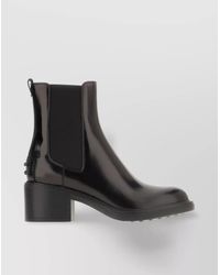 Tod's - Leather Chelsea Ankle Boots - Lyst