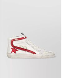 Golden Goose - Low Top Leather Sneakers With Round Toe - Lyst