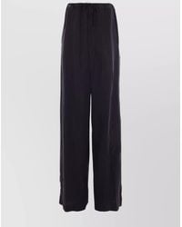 Balenciaga - Cupro Wide-Leg Trousers - Lyst